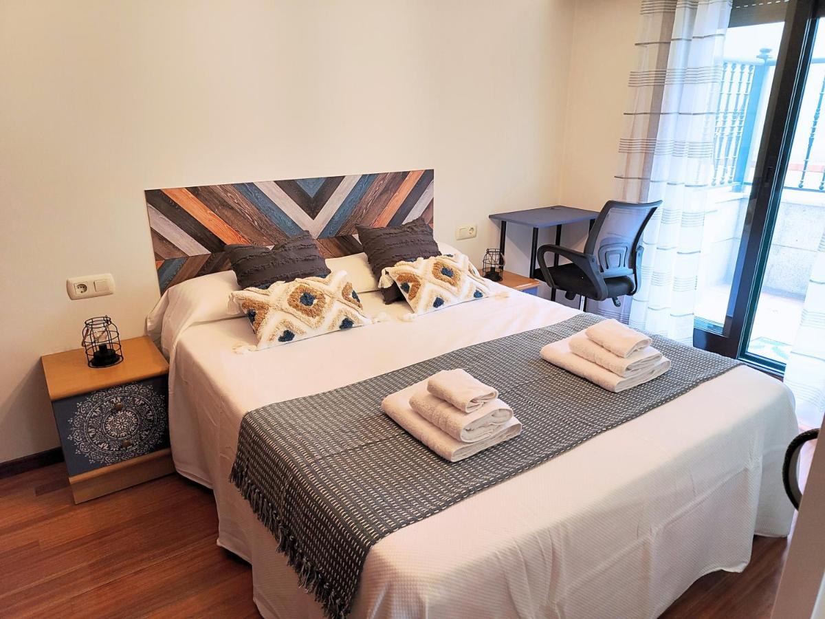 Bonito Apto Petfriendly Con Gran Terraza Y Parking Ideal Para Teletrabajar 比戈 外观 照片